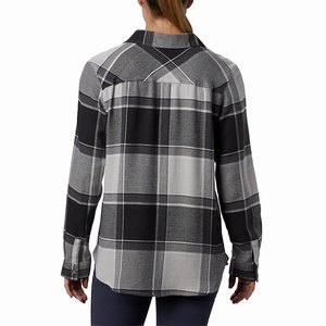 Columbia Simply Put™ II Flannel Skjorta Dam Grå/Svarta (BCPGE2675)